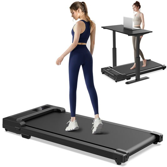 Walking Pad,Portable Treadmill for Home,2.5HP Under Desk Treadmills,Mini Running Machine,Ultra Slim Walking Pad,Compact Folding Treadmill for Heavy People with Remote,LED Display and Bluetooth Speaker