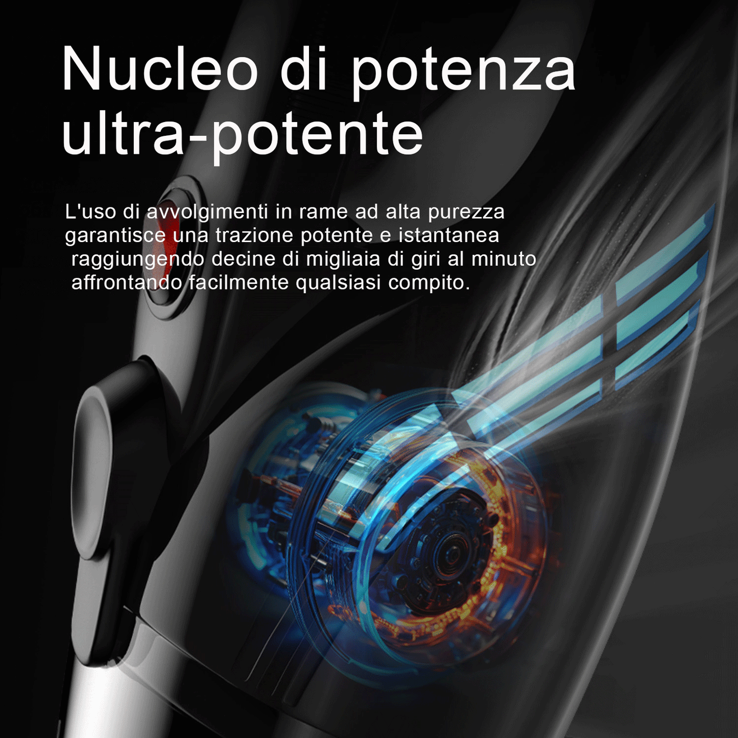 Aspirapolvere a batteria senza filo - Aspirapolvere per capelli di animali, aspirapolvere a staffa senza filo, spazzola elettrica senza filo, aspirapolvere senza corda per pavimenti duri e tappeti