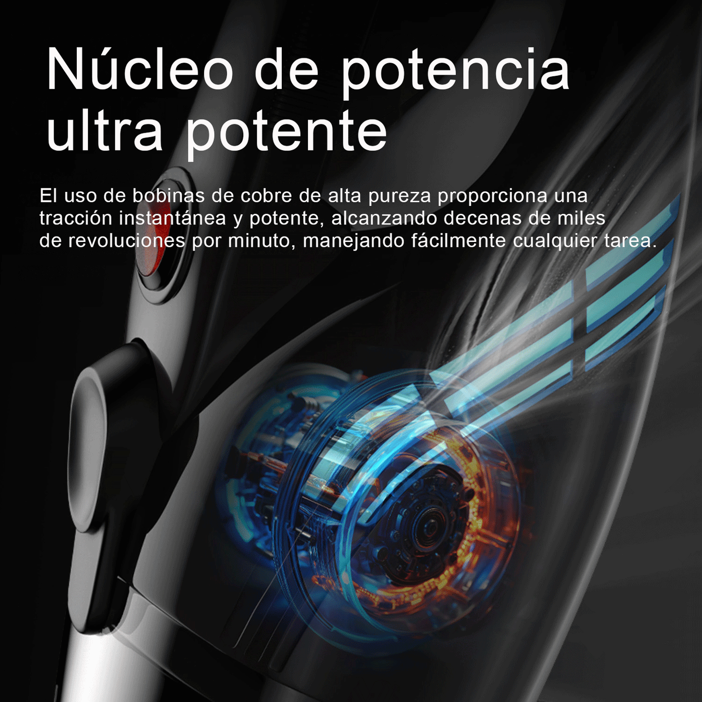 Aspirador sin cable para pelos de mascotas - Aspirador eléctrico de varilla sin cable, escoba eléctrica sin cable, aspirador sin cordón para suelos duros y alfombras