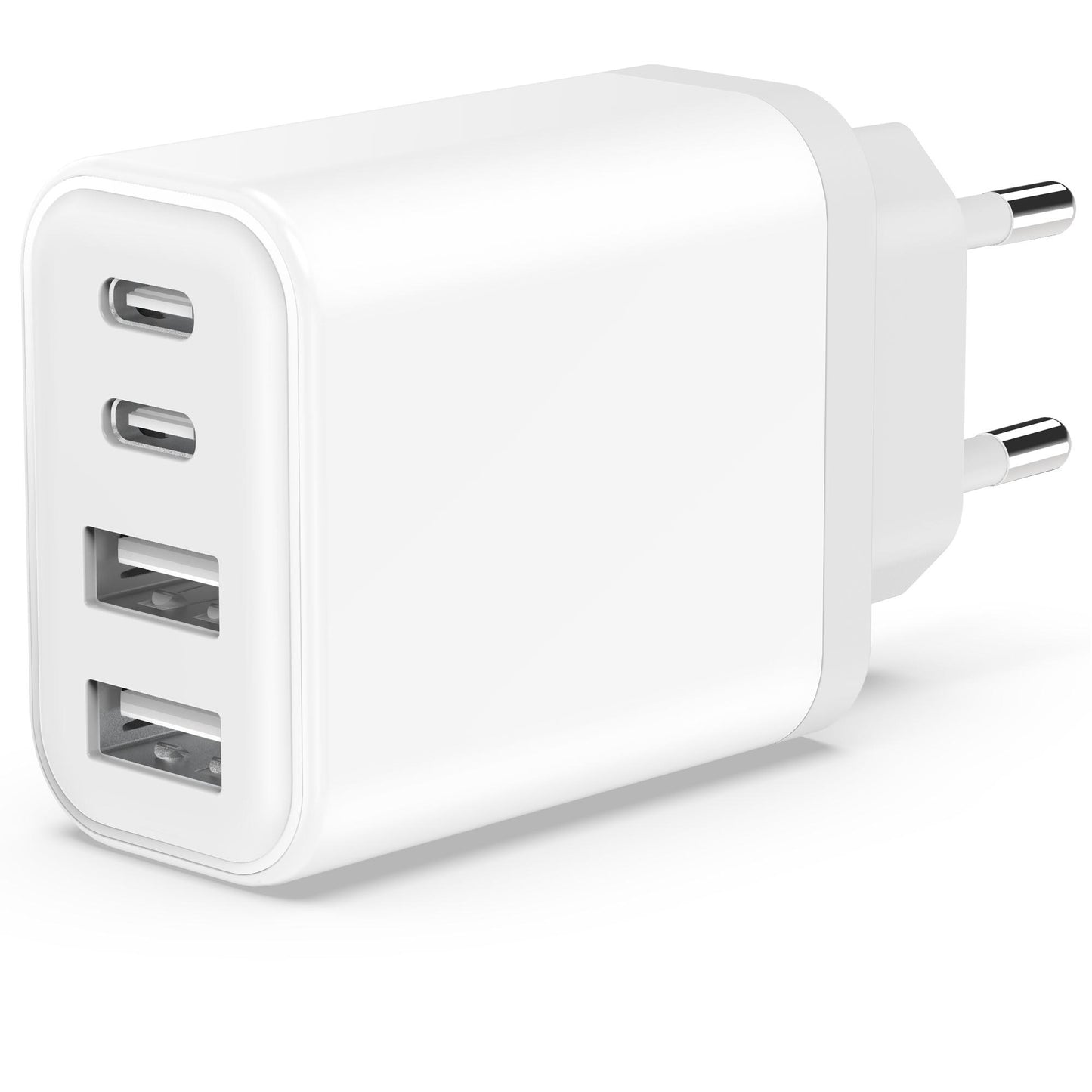 Chargeur USB C, chargeur USB C 40 W à 4 ports, chargeur USB, chargeur rapide, alimentation USB C, chargeur USB multiple, Chargeur de remplacement pour iPhone 15/14/13/12/11 Pro Max Plus/XS/XR/8/7/6, iPad.